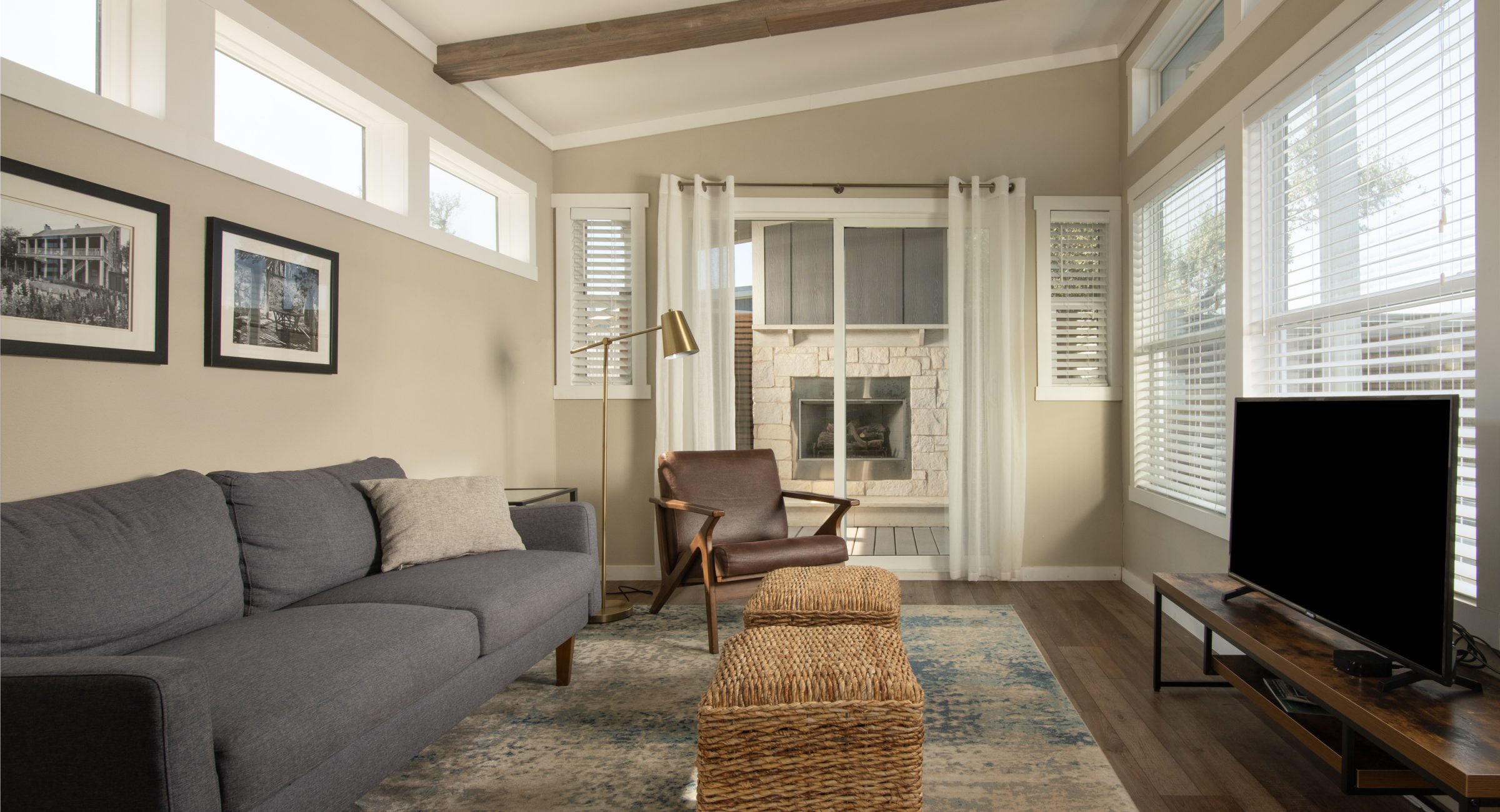 Living Room in one of the Casitas