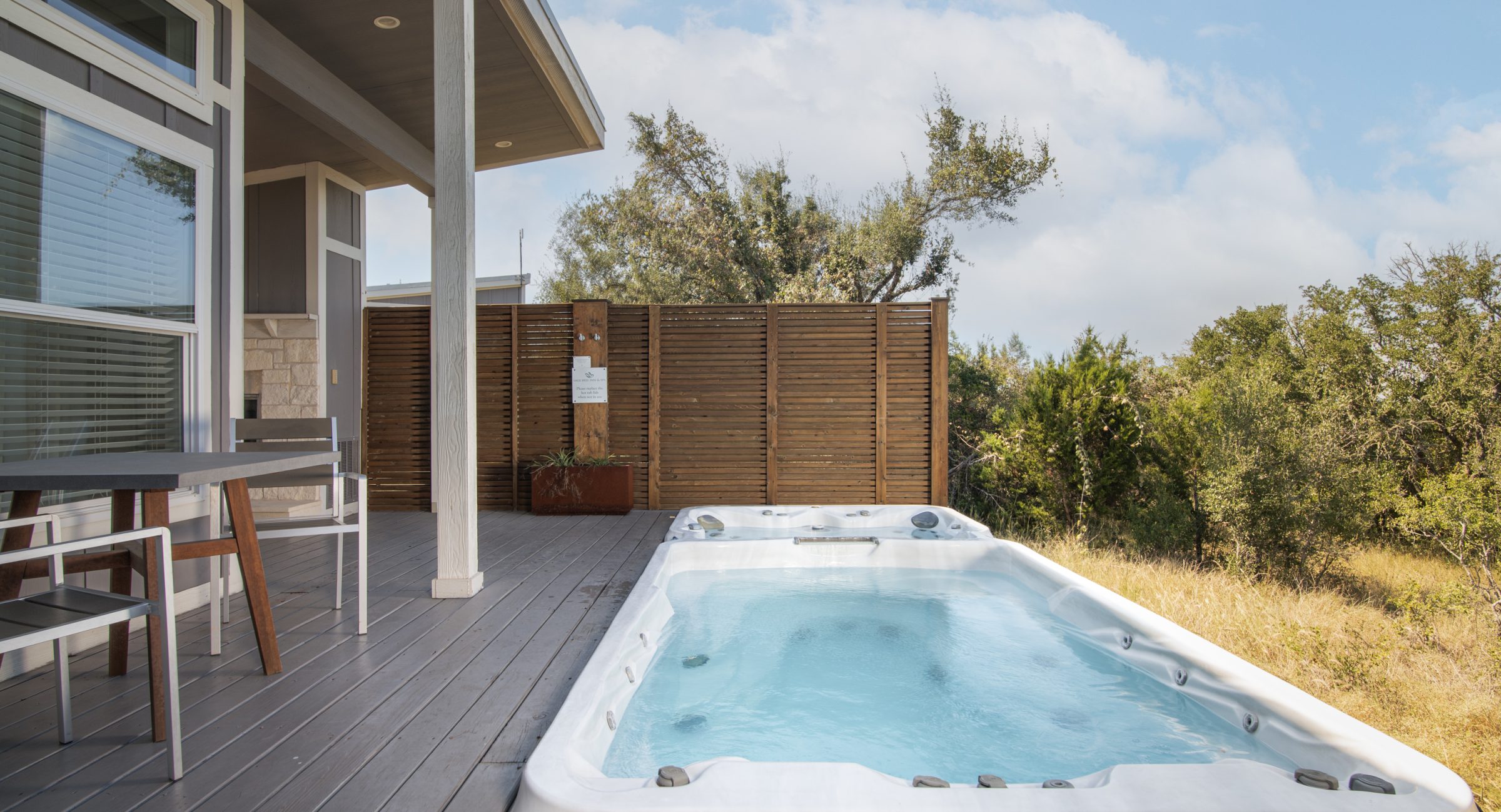 Pool Hot Tub and Deck in the Casitas