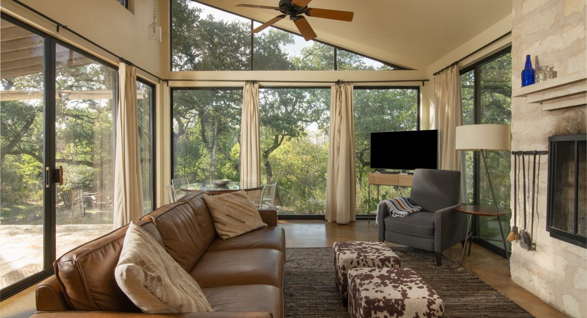 Living Room in Live Oak Cottage